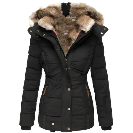 Veste Matelassée à Capuche Fourrée Synthétique Femme Avenora® - Vue 2