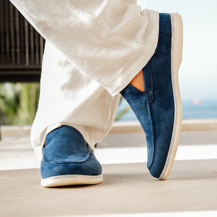Mocassins en Daim Style Old Money Avenora® – Confort Artisanal & Finition Luxe - Vue 12