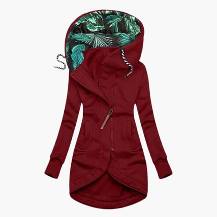 Veste d'Hiver à Capuche avec Zip Asymétrique Femme Avenora® - Vue 4