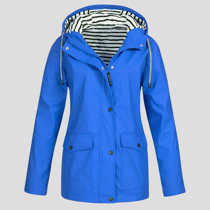 Ciré Marin Imperméable à Capuche Doublure Rayée Femme Avenora® - Vue 4
