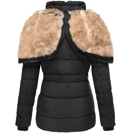 Veste Matelassée à Capuche Fourrée Synthétique Femme Avenora® - Vue 4