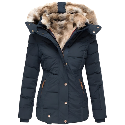 Veste Matelassée à Capuche Fourrée Synthétique Femme Avenora® - Vue 6