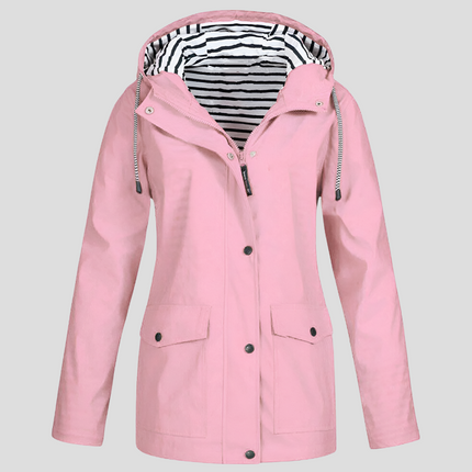 Ciré Marin Imperméable à Capuche Doublure Rayée Femme Avenora® - Vue 6
