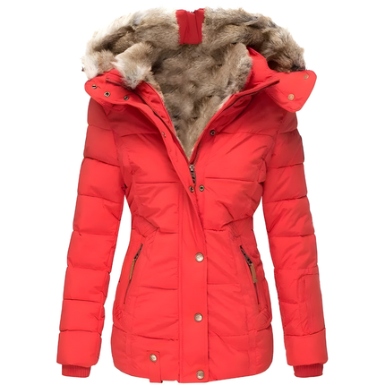 Veste Matelassée à Capuche Fourrée Synthétique Femme Avenora® - Vue 8