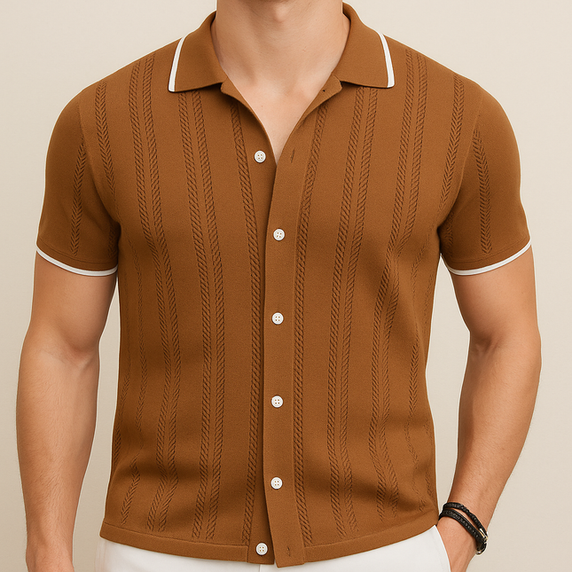 Chemise en Maille Respirante Décontractée Homme Avenora® - Vue 2