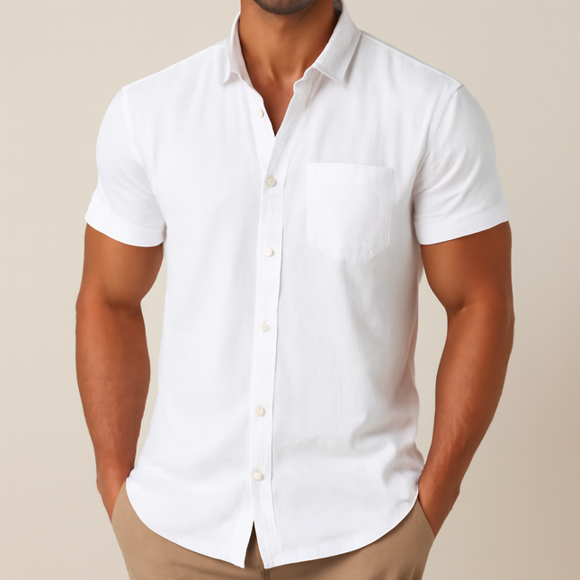 Chemise en Lin Respirant pour Homme Avenora® Portofino – Fraîcheur & Élégance - Vue 1