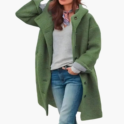 Manteau Long Décontracté à Capuche pour Femme Avenora® - Vue 2