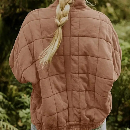 Veste Matelassée Zippée avec Poches Plaquées Femme Avenora® - Vue 10