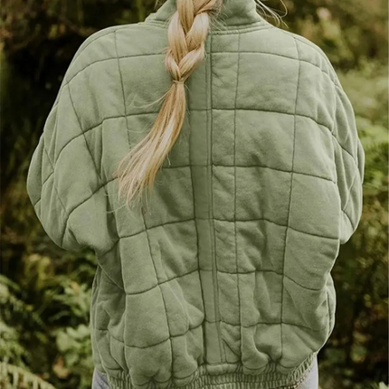 Veste Matelassée Zippée avec Poches Plaquées Femme Avenora® - Vue 14