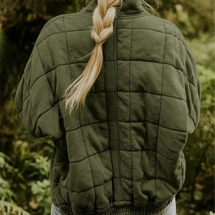 Veste Matelassée Zippée avec Poches Plaquées Femme Avenora® - Vue 16