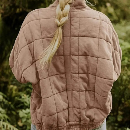 Veste Matelassée Zippée avec Poches Plaquées Femme Avenora® - Vue 18