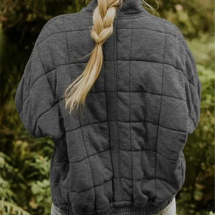 Veste Matelassée Zippée avec Poches Plaquées Femme Avenora® - Vue 2