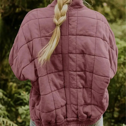 Veste Matelassée Zippée avec Poches Plaquées Femme Avenora® - Vue 20