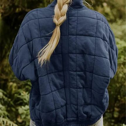 Veste Matelassée Zippée avec Poches Plaquées Femme Avenora® - Vue 6