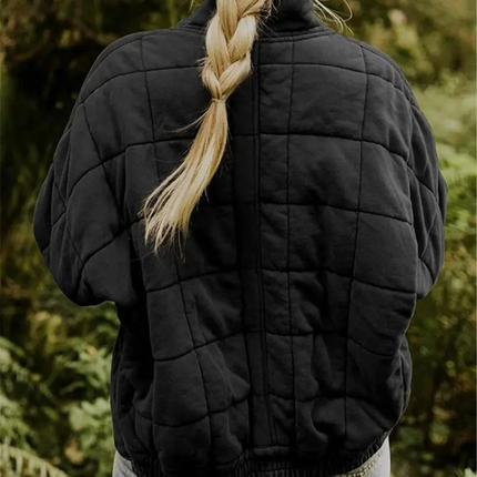 Veste Matelassée Zippée avec Poches Plaquées Femme Avenora® - Vue 4