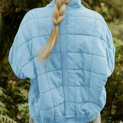 Veste Matelassée Zippée avec Poches Plaquées Femme Avenora® - Vue 8