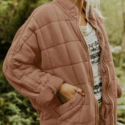 Veste Matelassée Zippée avec Poches Plaquées Femme Avenora® - Vue 9