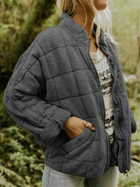 Veste Matelassée Zippée avec Poches Plaquées Femme Avenora® - Vue 1