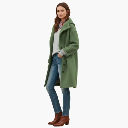 Manteau Long Décontracté à Capuche pour Femme Avenora® - Vue 4