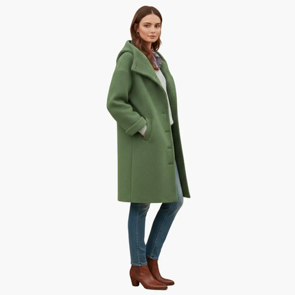 Manteau Long Décontracté à Capuche pour Femme Avenora® - Vue 5