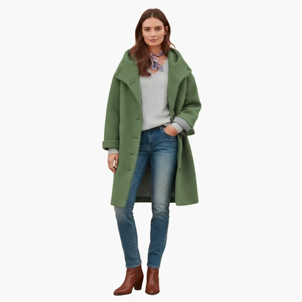 Manteau Long Décontracté à Capuche pour Femme Avenora® - Vue 3