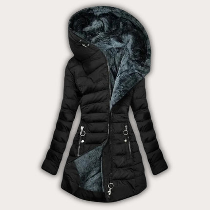Manteau Matelassé avec Capuche Doublée pour Femme Avenora® - Vue 3