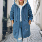 Veste Polaire avec Capuche Effet Sherpa Femme Avenora® - Vue 1