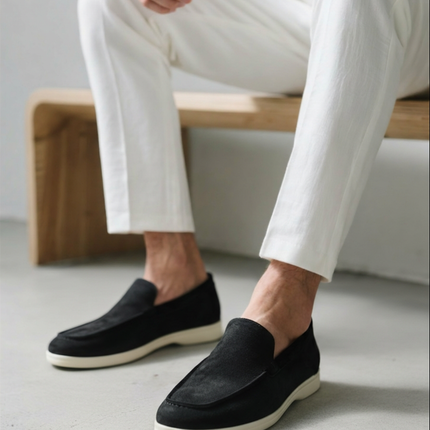 Mocassins en Daim Style Old Money Avenora® – Confort Artisanal & Finition Luxe - Vue 18