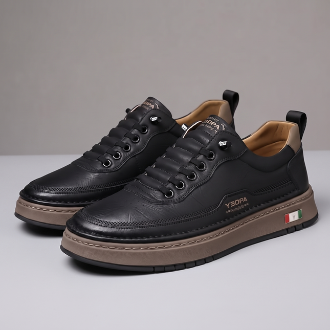 Baskets de Ville Style Italien Avenora® Finlay – Cuir Prémium & Semelle Soft - Vue 2