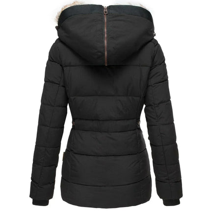 Veste Matelassée d'Hiver Capuche Fausse Fourrure Femme Avenora® - Vue 7