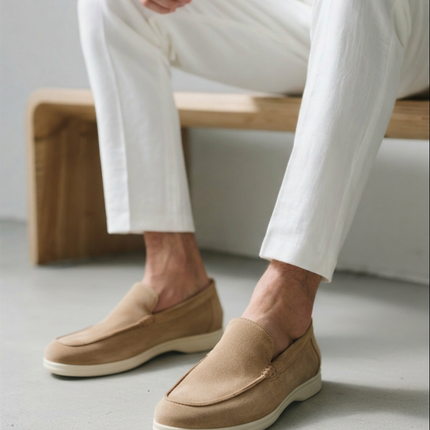 Mocassins en Daim Style Old Money Avenora® – Confort Artisanal & Finition Luxe - Vue 27