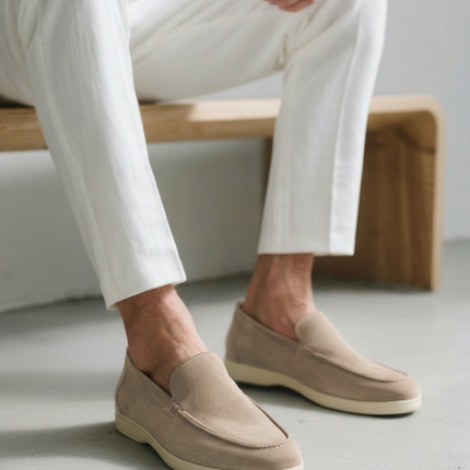 Mocassins en Daim Style Old Money Avenora® – Confort Artisanal & Finition Luxe - Vue 14