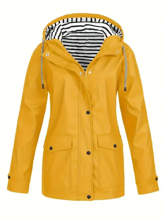 Veste de Pluie Imperméable Coupe-Vent à Capuche Femme Avenora® - Vue 2