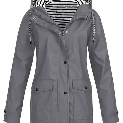 Veste de Pluie Imperméable Coupe-Vent à Capuche Femme Avenora® - Vue 5