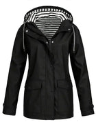 Veste de Pluie Imperméable Coupe-Vent à Capuche Femme Avenora® - Vue 6