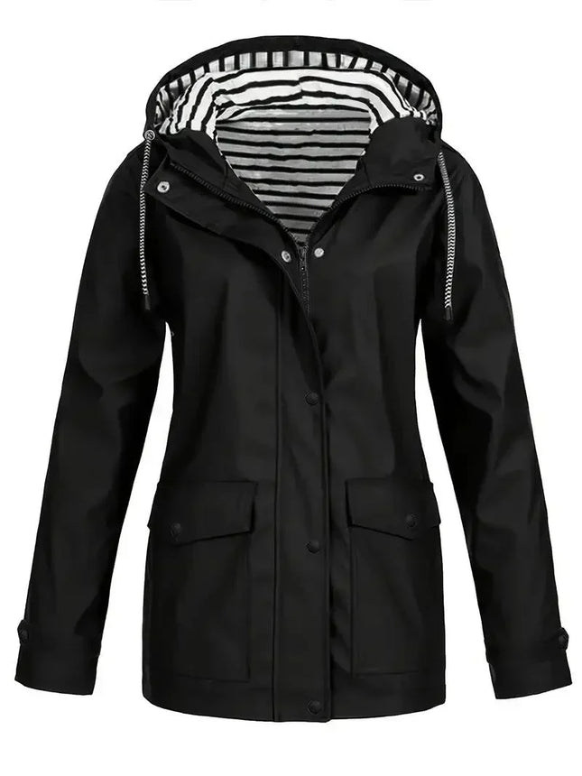 Veste de Pluie Imperméable Coupe-Vent à Capuche Femme Avenora® - Vue 6