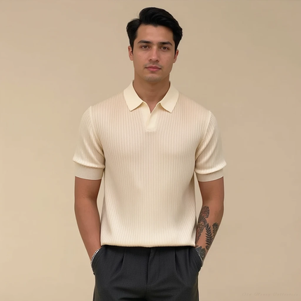 T-Shirt Léger en Soie et Maille Aérée Homme Avenora® Portofino - Vue 4