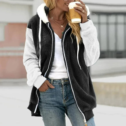 Veste Polaire Zippée Doublée Sherpa avec Capuche Femme Avenora® - Vue 6
