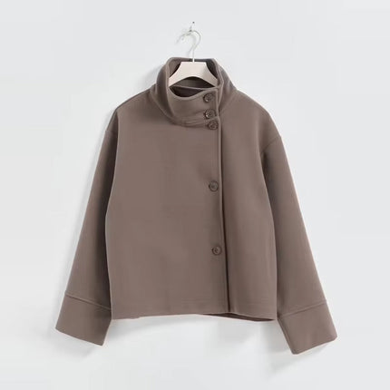Veste Courte Élégante à Double Boutonnage Femme Avenora® - Vue 5