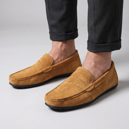 Mocassins en Daim Velours Avenora® Verona – Semelle à Mémoire de Forme - Vue 7
